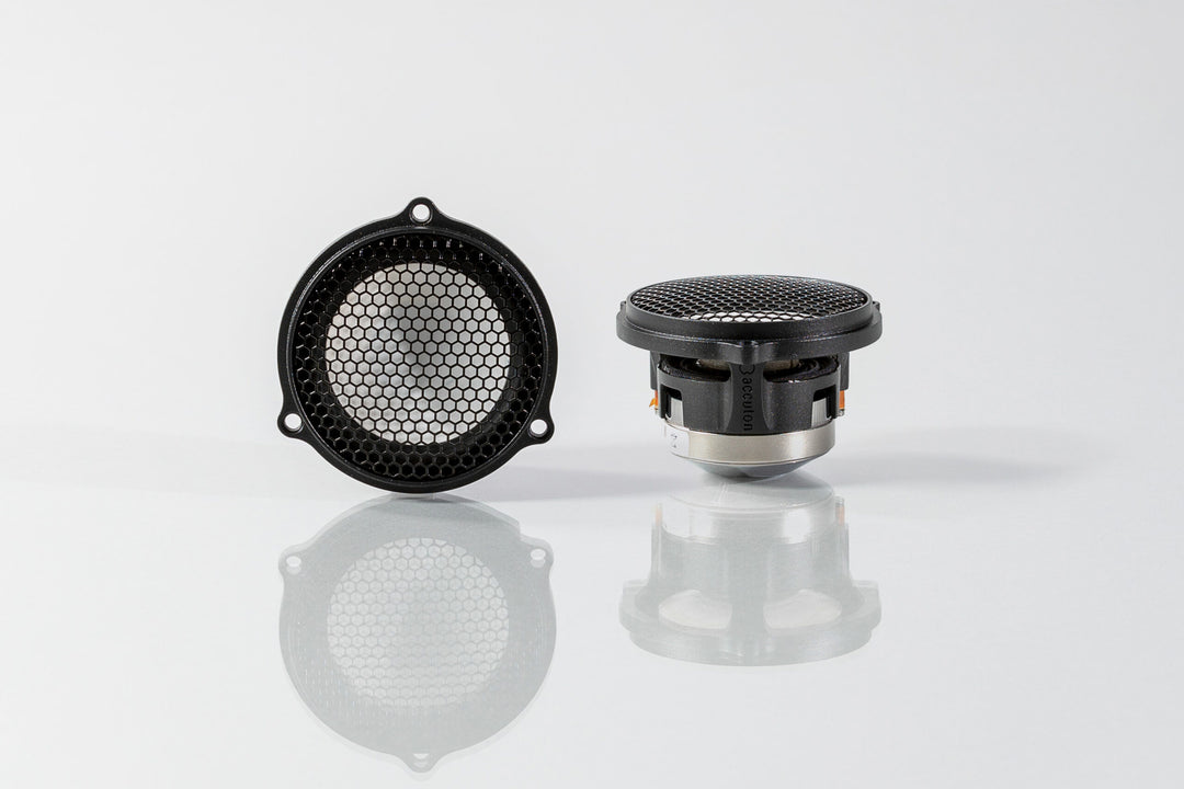 pair of Accuton Automotive C100AM 3.5" midrange speakers