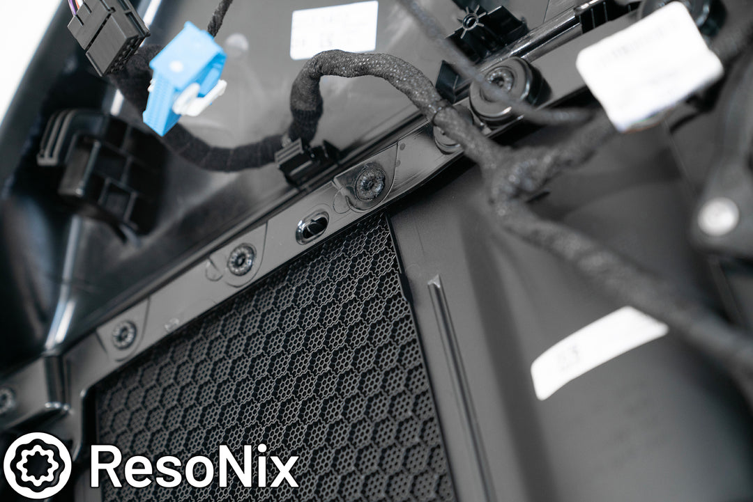 Close up of ResoNix's Coroplast OEM VW/Audi wire harness tape