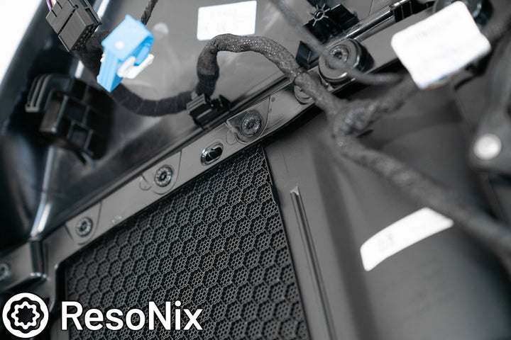 Close up of ResoNix's Coroplast OEM VW/Audi wire harness tape