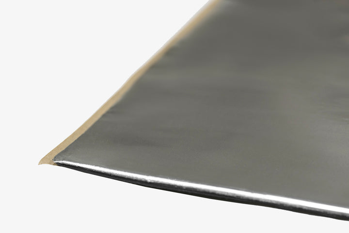 Close up of ResoNix CLD Squares sound deadening mat for cars