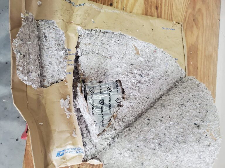 melted rockville sound deadener in poor packaging