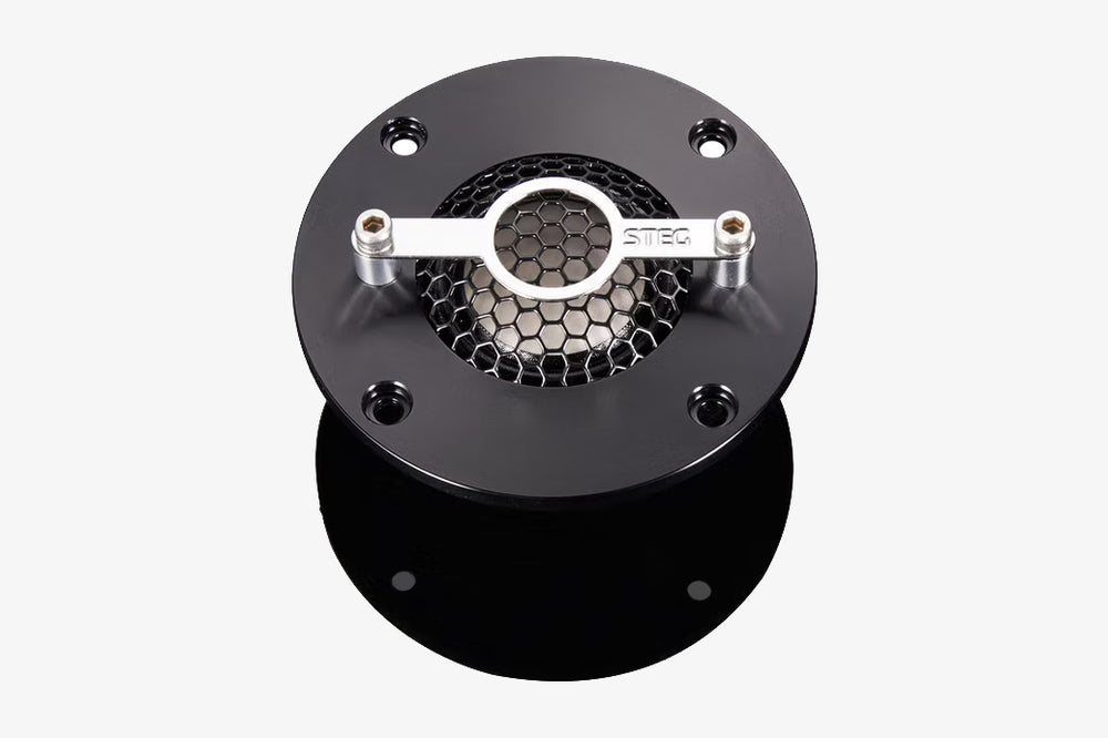 Steg Master Stroke MSS1M 1" tweeter with installation hardware installed