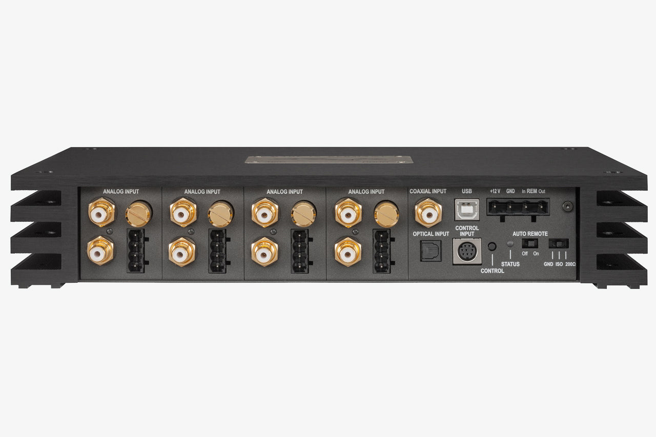 Inputs side panel of a Brax DSP