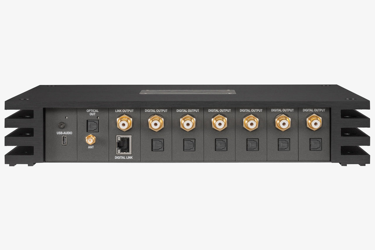 output side panel of the Brax DSP that is loaded with digital output cards