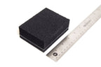 Blackhole Tiles automotive sound absorber next to ruler