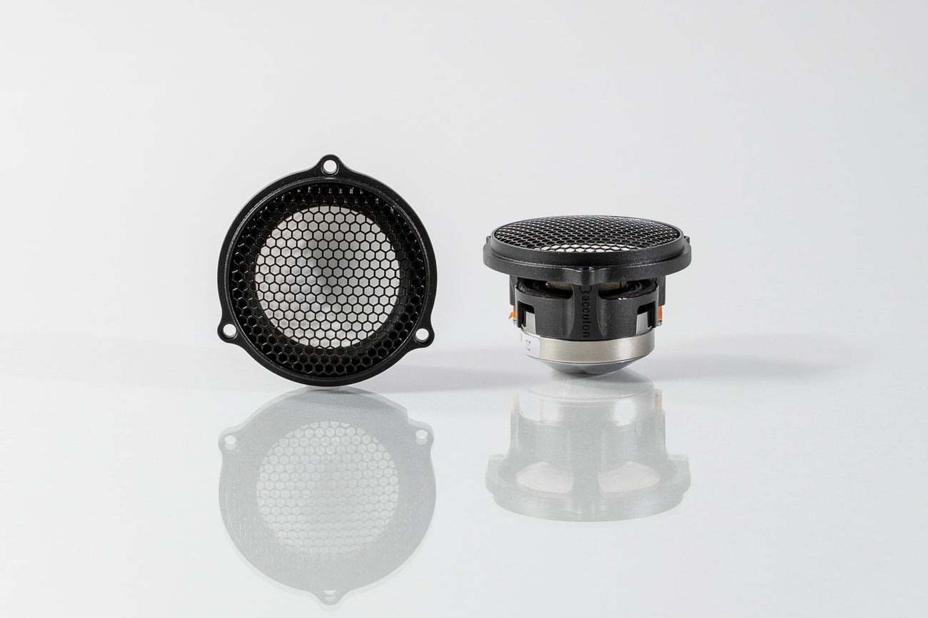 pair of Accuton Automotive C100AM 3.5" midrange speakers