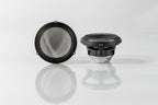 two Accuton Automotive C165AM 6.5" car audio midbass drivers
