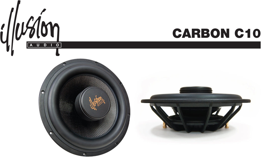 Illusion Audio Carbon C10 10" Shallow Subwoofer