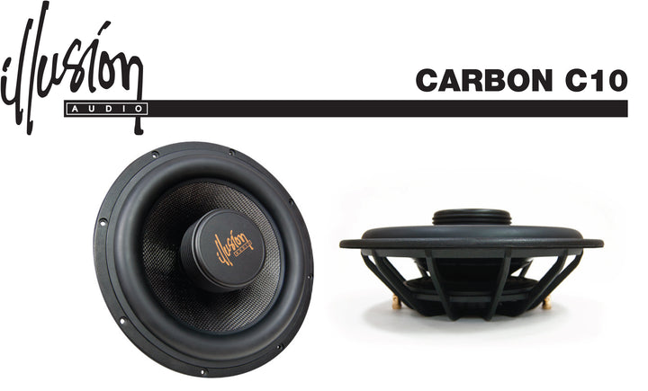 Illusion Audio Carbon C10 10" Shallow Subwoofer