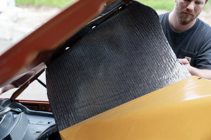 ResoNix Fiber Mat Silver - Car Hood Liner & Sound Absorber