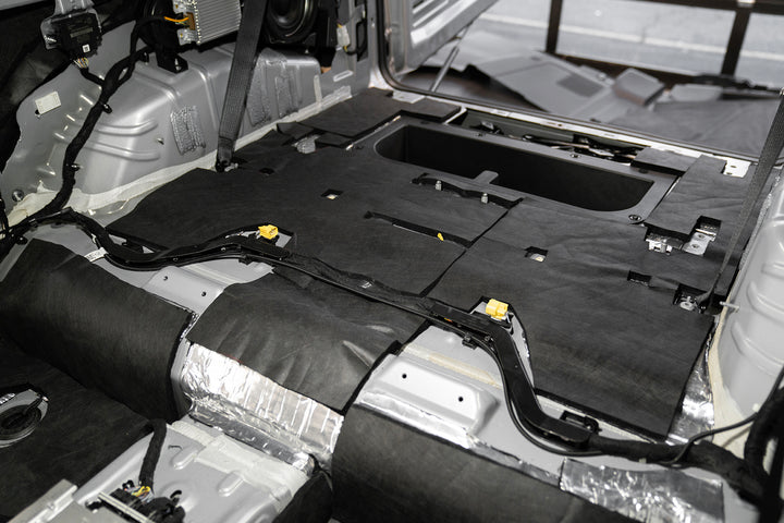 ResoNix Fiber Mat Black Edition - Self Adhering Automotive Sound Absorber & Decoupler