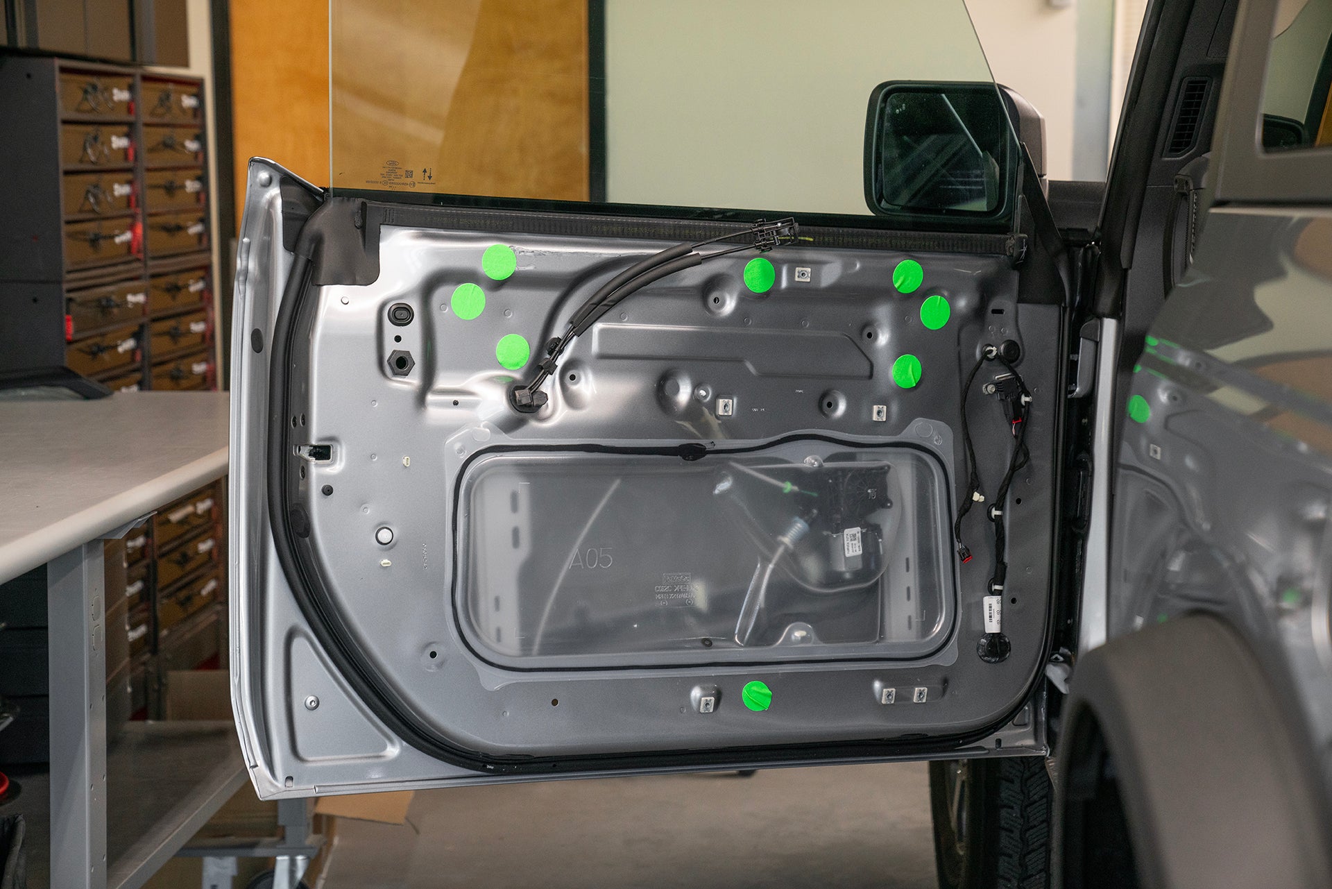 Ford Bronco Inner Door Skin Door Panel Removed
