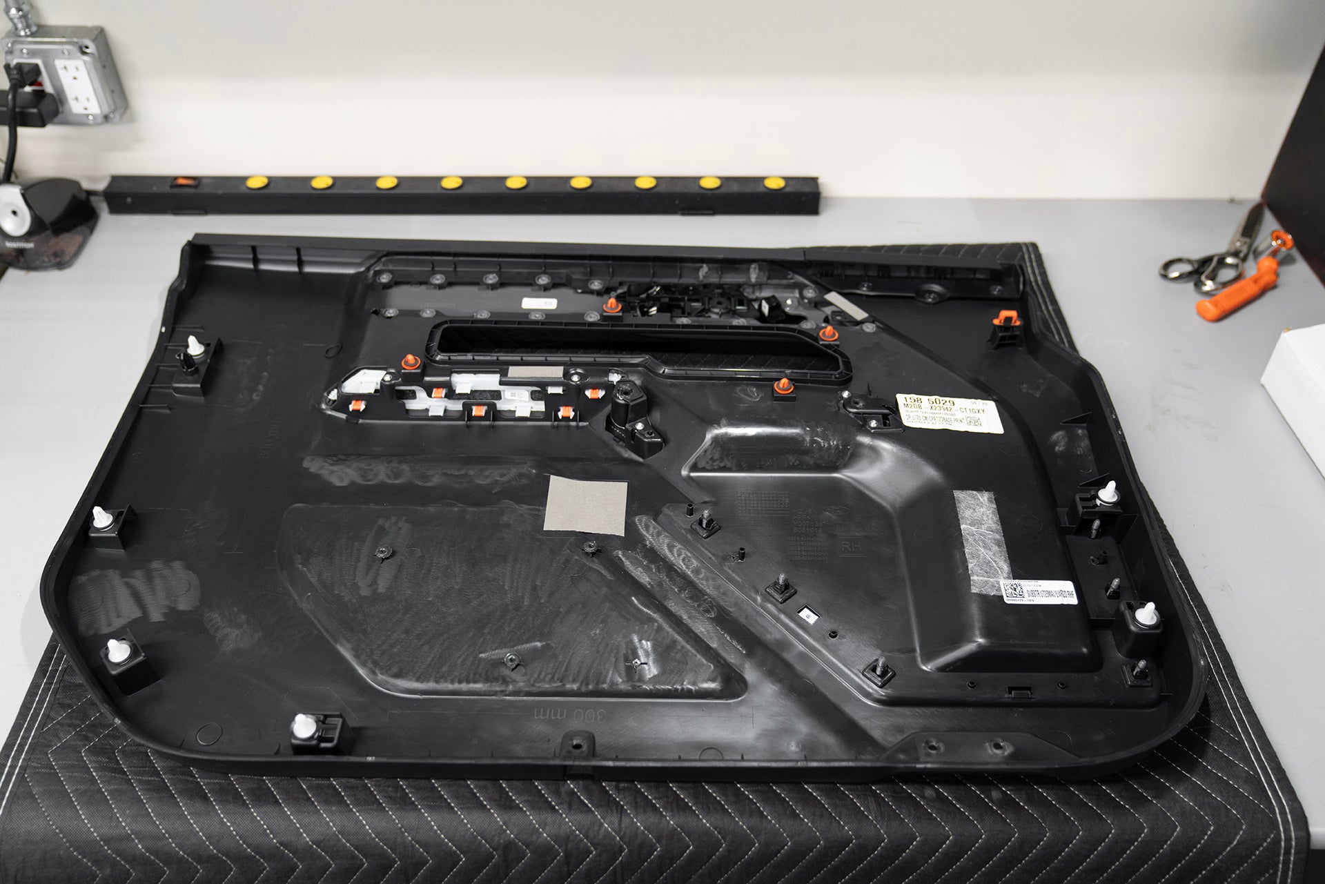 back of Ford Bronco door panel