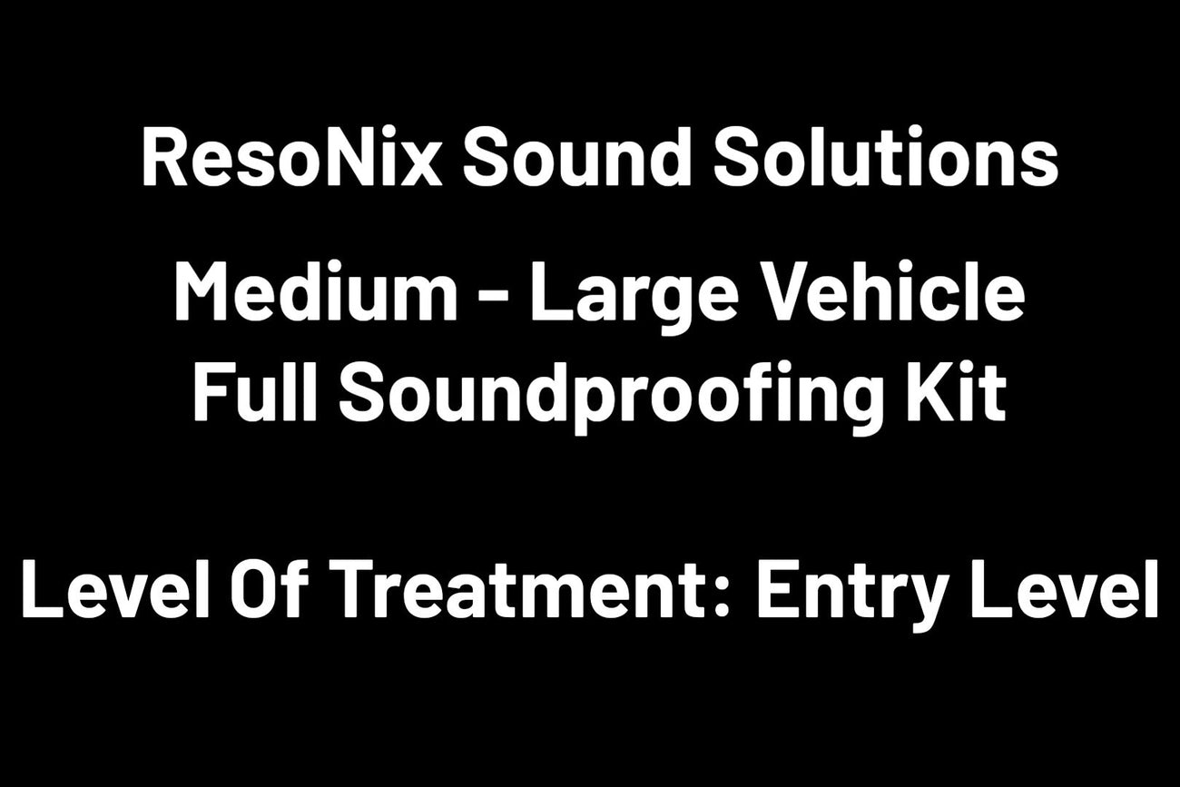 Full Soundproofing Kit Entry Level 2 1x1