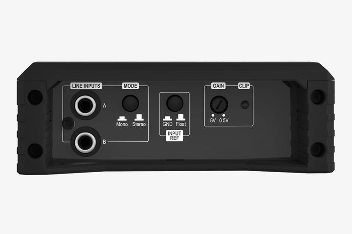 Helix AMPLIFY 201 Direct Mono Subwoofer Amplifier Inputs and clipping indicator