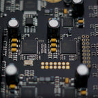 Close up of the Helix DSP Ultra S 12-channel car audio DSP internals