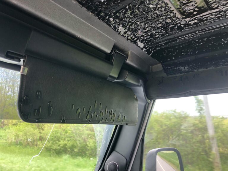 Soundskins Pro sound deadener melted in a customers car