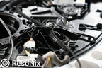 Close up of ResoNix's Coroplast OEM VW/Audi wire harness tape