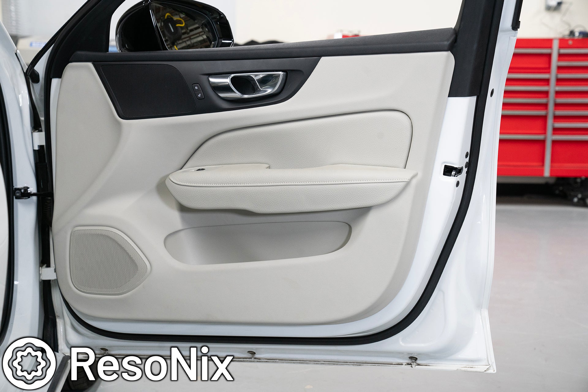 ResoNix Sound Solutions Apicella Auto Sound Volvo S60 XC60 S90 XC90 V60 V90 Sound System speaker amplifier DSP Subwoofer upgrade sound deadening material quiet down cabin B&W Harmon Kardon Upgrade