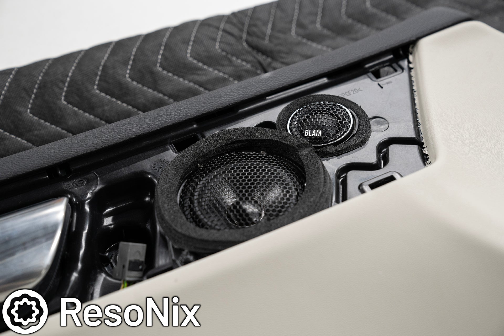 ResoNix Sound Solutions Apicella Auto Sound Volvo S60 XC60 S90 XC90 V60 V90 Sound System speaker amplifier DSP Subwoofer upgrade sound deadening material quiet down cabin B&W Harmon Kardon Upgrade