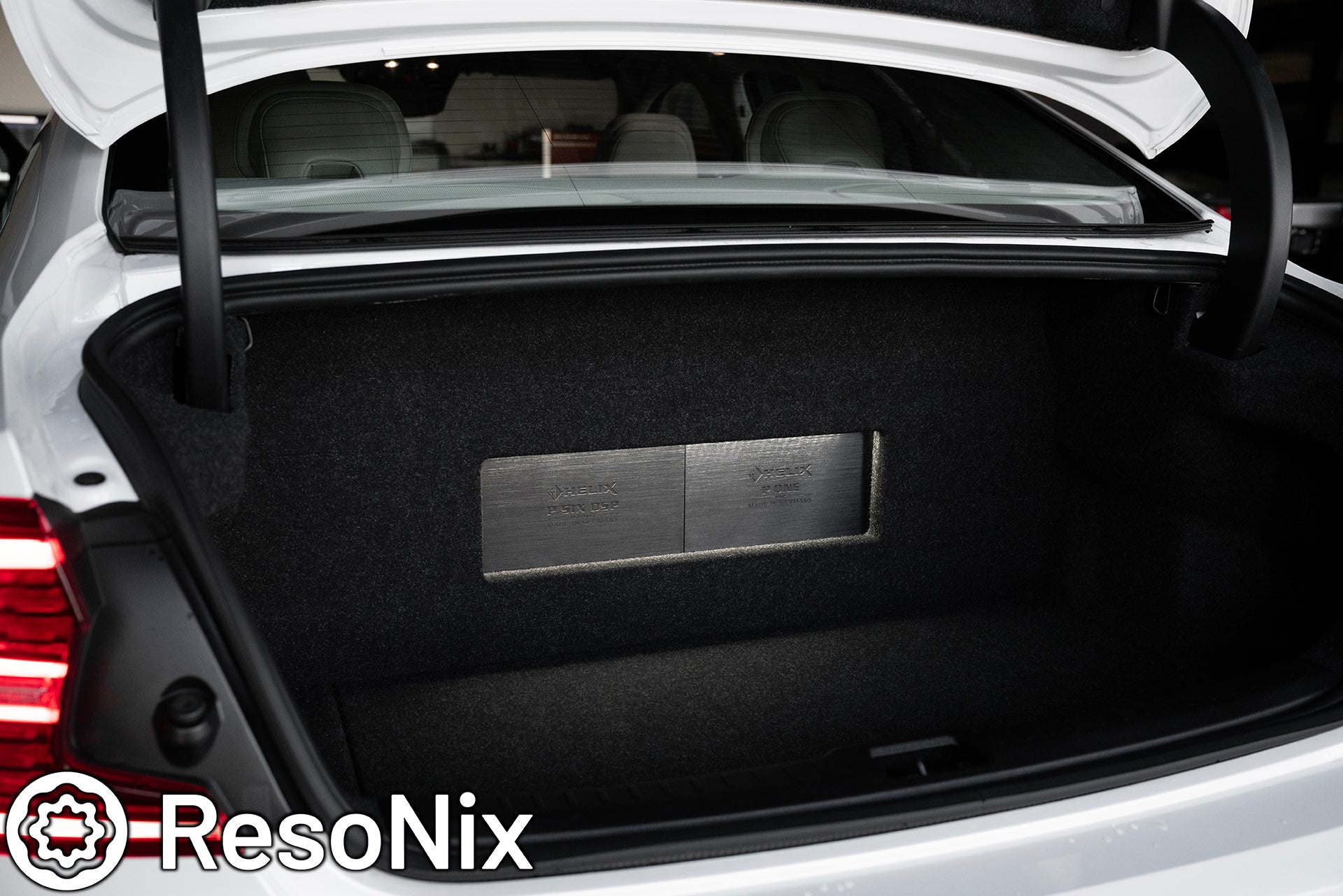 ResoNix Sound Solutions Apicella Auto Sound Volvo S60 XC60 S90 XC90 V60 V90 Sound System speaker amplifier DSP Subwoofer upgrade sound deadening material quiet down cabin B&W Harmon Kardon Upgrade