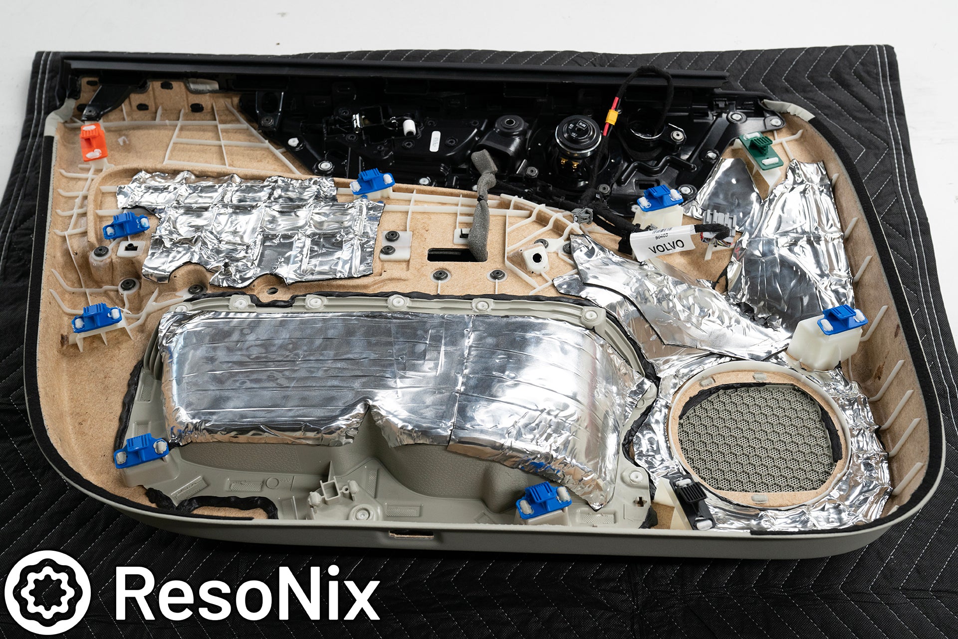 ResoNix Sound Solutions Apicella Auto Sound Volvo S60 XC60 S90 XC90 V60 V90 Sound System speaker amplifier DSP Subwoofer upgrade sound deadening material quiet down cabin B&W Harmon Kardon Upgrade