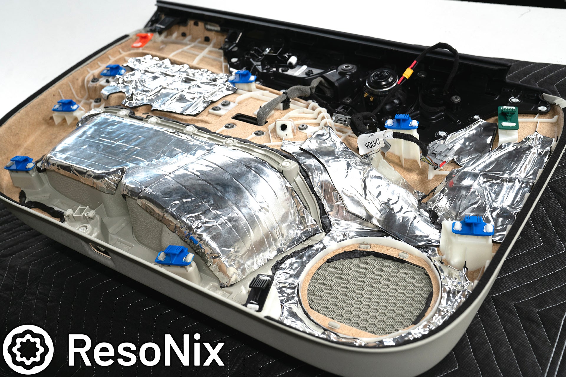 ResoNix Sound Solutions Apicella Auto Sound Volvo S60 XC60 S90 XC90 V60 V90 Sound System speaker amplifier DSP Subwoofer upgrade sound deadening material quiet down cabin B&W Harmon Kardon Upgrade