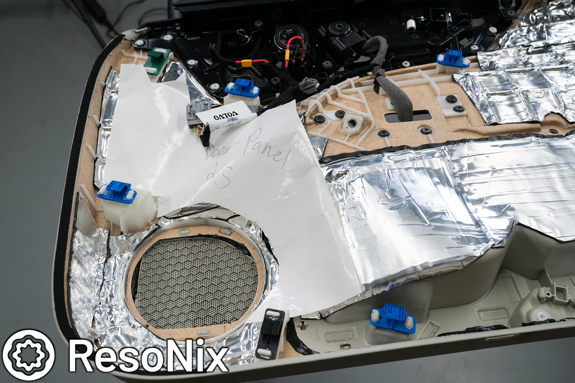 ResoNix Sound Solutions Apicella Auto Sound Volvo S60 XC60 S90 XC90 V60 V90 Sound System speaker amplifier DSP Subwoofer upgrade sound deadening material quiet down cabin B&W Harmon Kardon Upgrade
