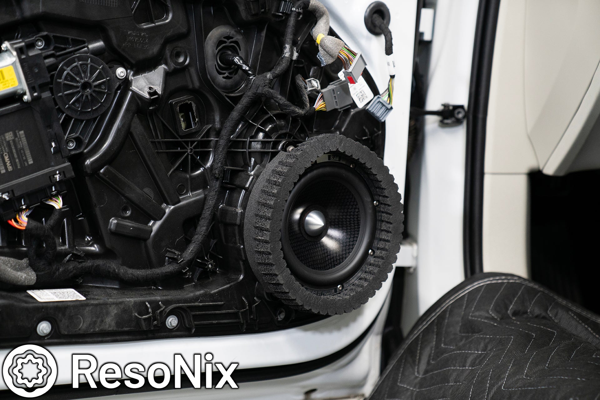 ResoNix Sound Solutions Apicella Auto Sound Volvo S60 XC60 S90 XC90 V60 V90 Sound System speaker amplifier DSP Subwoofer upgrade sound deadening material quiet down cabin B&W Harmon Kardon Upgrade