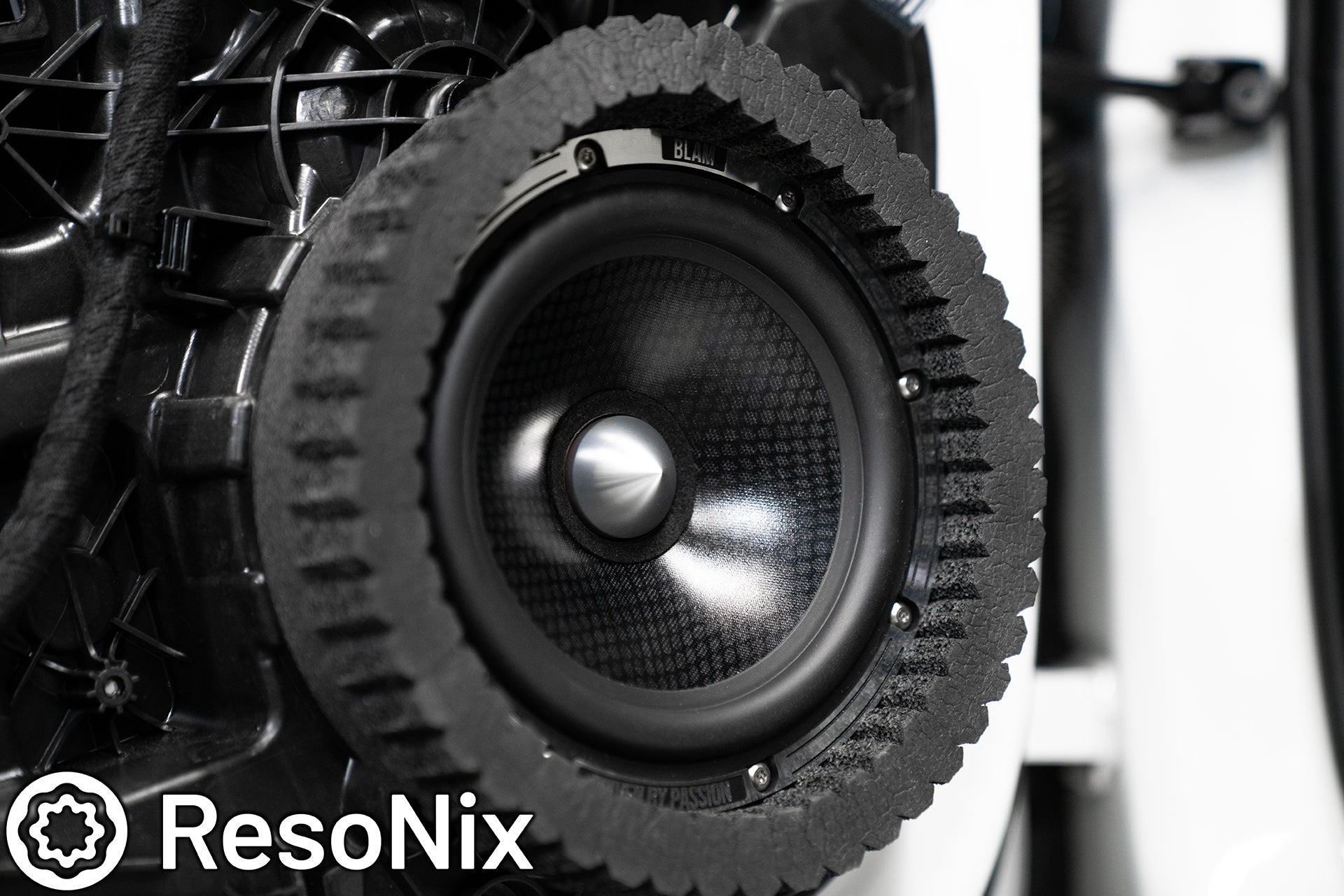 ResoNix Sound Solutions Apicella Auto Sound Volvo S60 XC60 S90 XC90 V60 V90 Sound System speaker amplifier DSP Subwoofer upgrade sound deadening material quiet down cabin B&W Harmon Kardon Upgrade