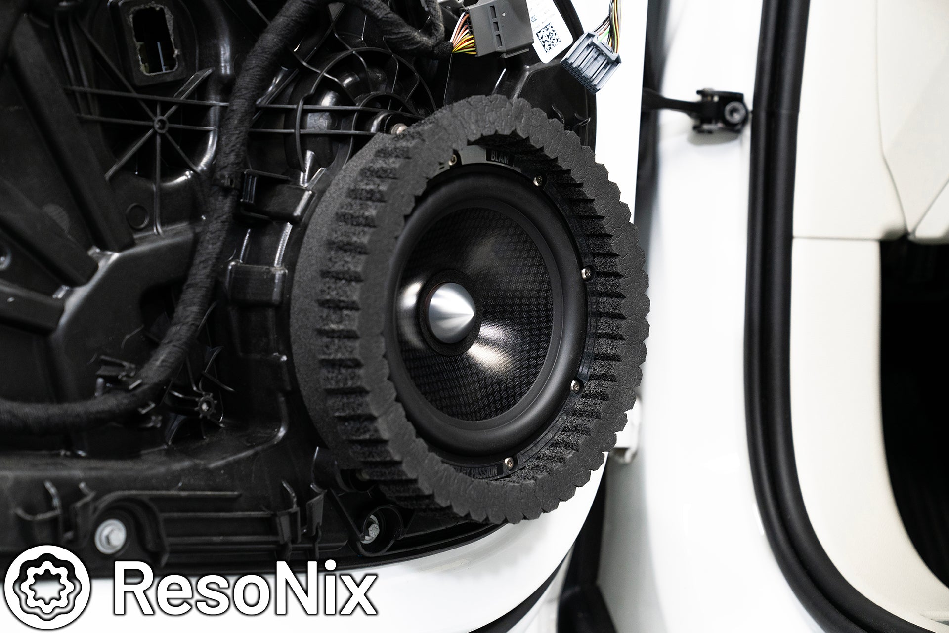 ResoNix Sound Solutions Apicella Auto Sound Volvo S60 XC60 S90 XC90 V60 V90 Sound System speaker amplifier DSP Subwoofer upgrade sound deadening material quiet down cabin B&W Harmon Kardon Upgrade