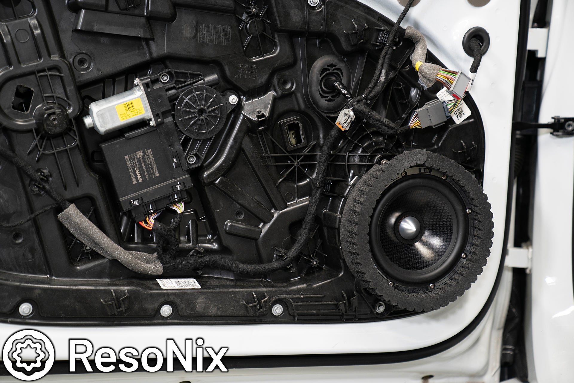 ResoNix Sound Solutions Apicella Auto Sound Volvo S60 XC60 S90 XC90 V60 V90 Sound System speaker amplifier DSP Subwoofer upgrade sound deadening material quiet down cabin B&W Harmon Kardon Upgrade