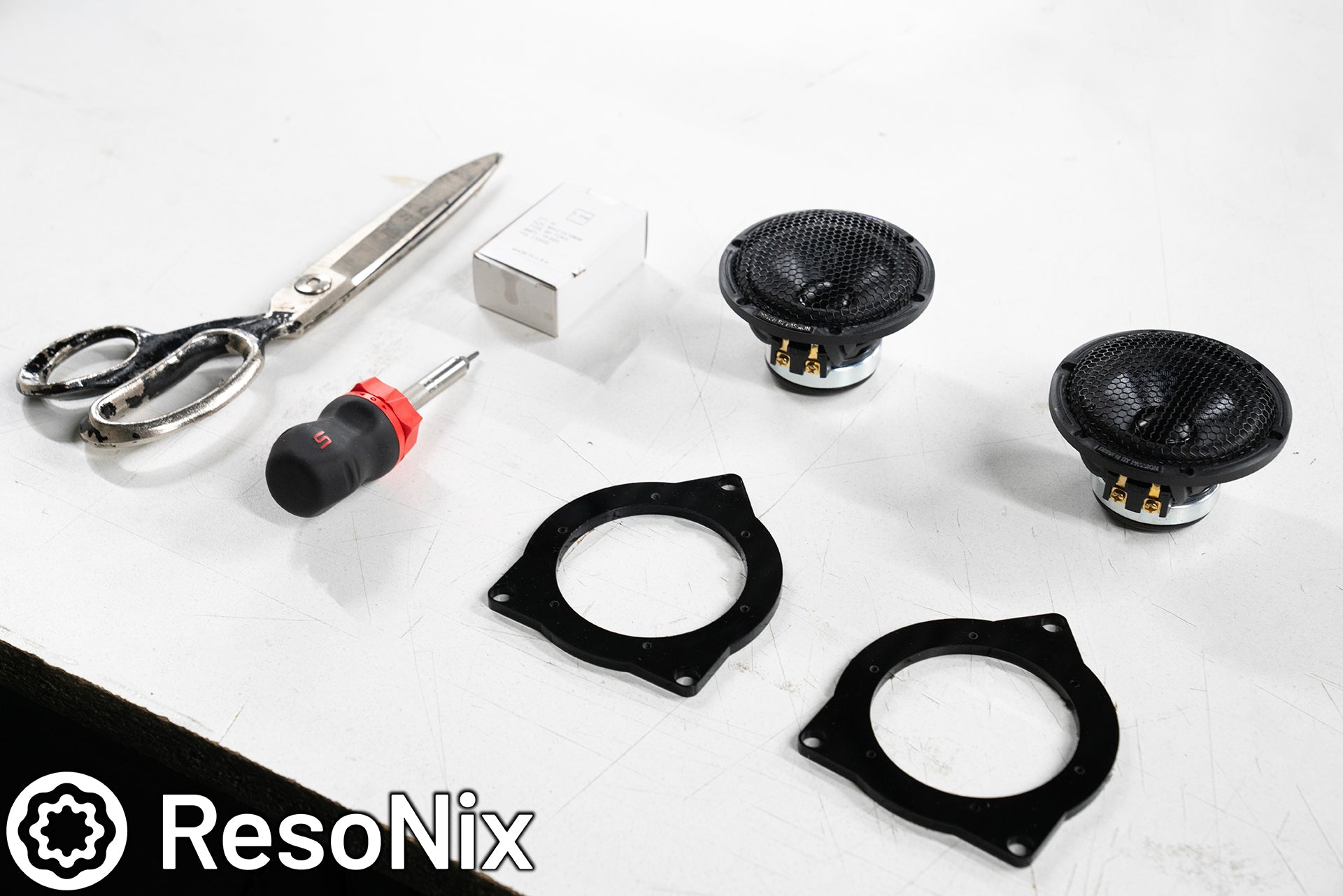 ResoNix Sound Solutions Apicella Auto Sound Volvo S60 XC60 S90 XC90 V60 V90 Sound System speaker amplifier DSP Subwoofer upgrade sound deadening material quiet down cabin B&W Harmon Kardon Upgrade