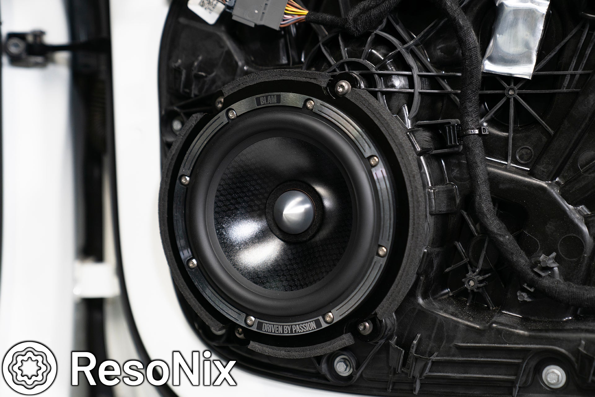 ResoNix Sound Solutions Apicella Auto Sound Volvo S60 XC60 S90 XC90 V60 V90 Sound System speaker amplifier DSP Subwoofer upgrade sound deadening material quiet down cabin B&W Harmon Kardon Upgrade