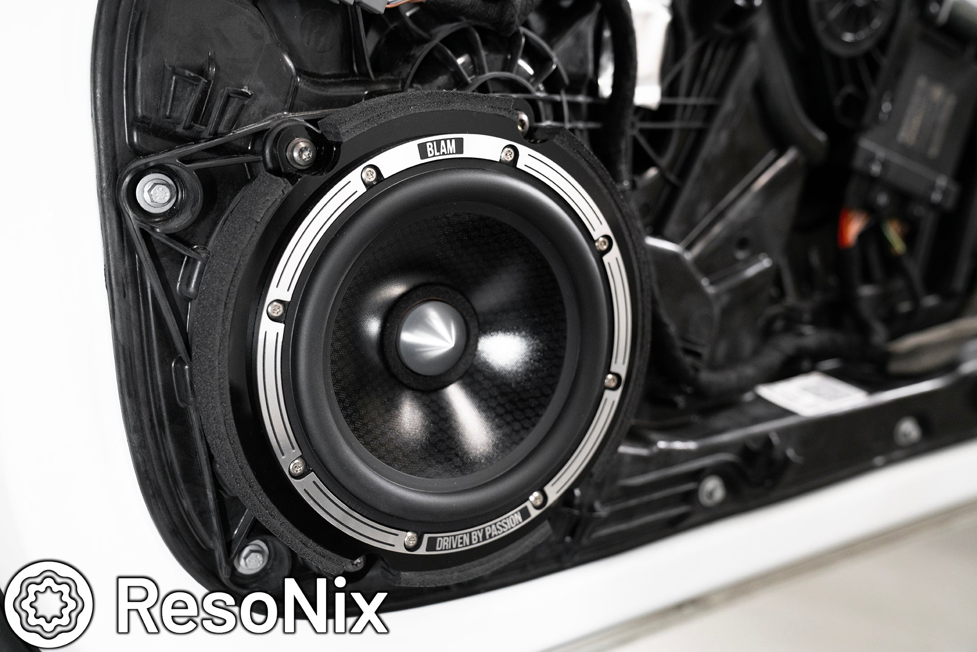 ResoNix Sound Solutions Apicella Auto Sound Volvo S60 XC60 S90 XC90 V60 V90 Sound System speaker amplifier DSP Subwoofer upgrade sound deadening material quiet down cabin B&W Harmon Kardon Upgrade