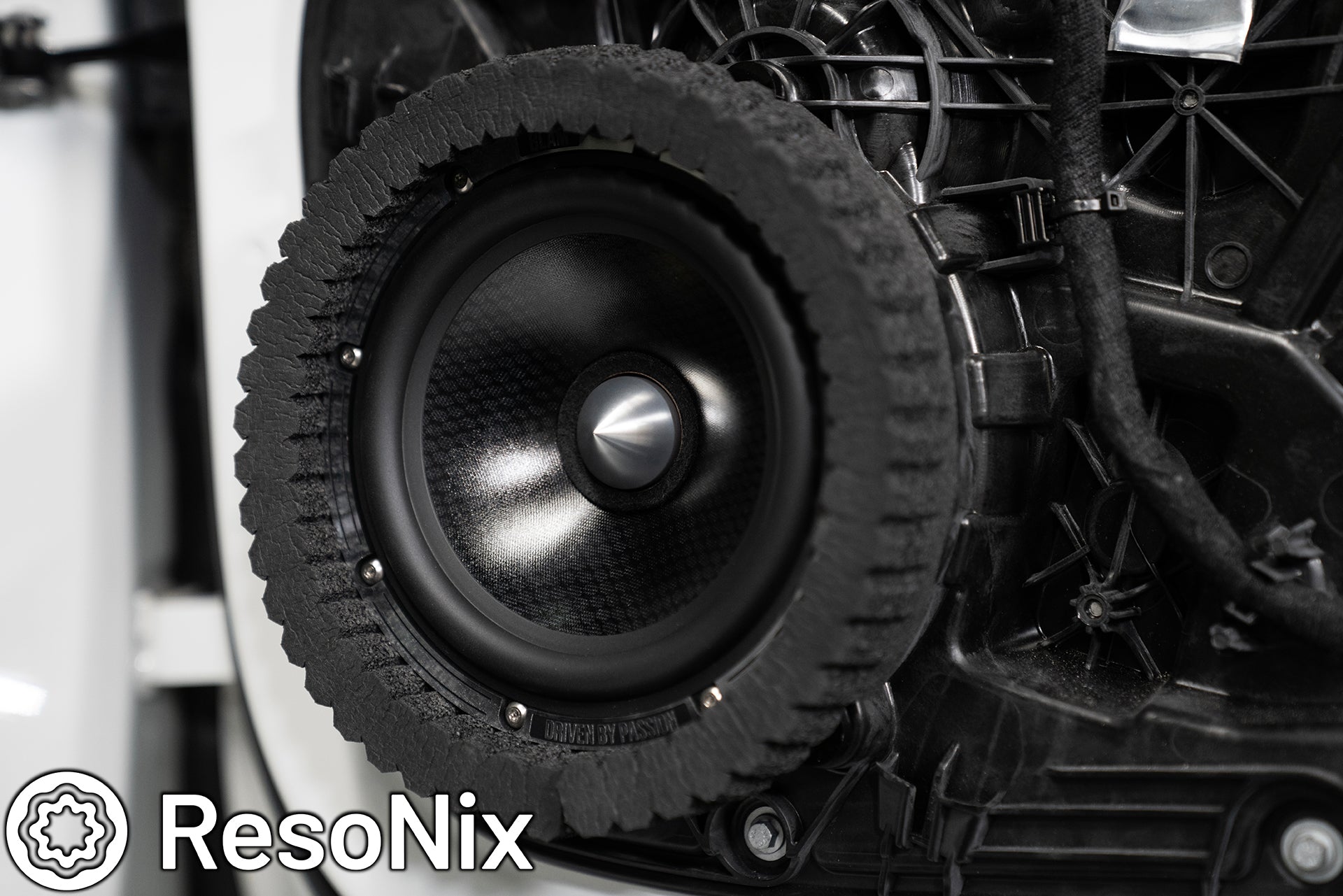 ResoNix Sound Solutions Apicella Auto Sound Volvo S60 XC60 S90 XC90 V60 V90 Sound System speaker amplifier DSP Subwoofer upgrade sound deadening material quiet down cabin B&W Harmon Kardon Upgrade