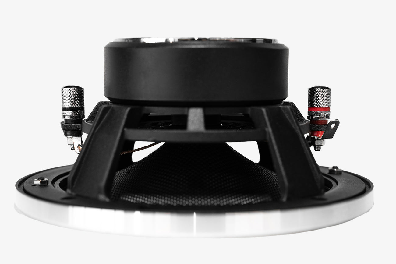 Karma Mobile Audio Allure 6 basket and magnet side angle