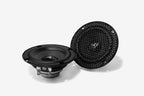 A pair of Karma Mobile Audio Aspect 3 three inch midrange speakers with black grilles