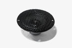 A single Karma Mobile Audio Aspect 3 three inch midrange speakers with its black grille