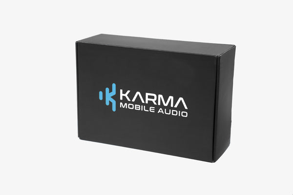 Shipping box for the Karma Mobile Audio Aspect 6.9 6x9 car audio midbass speaker