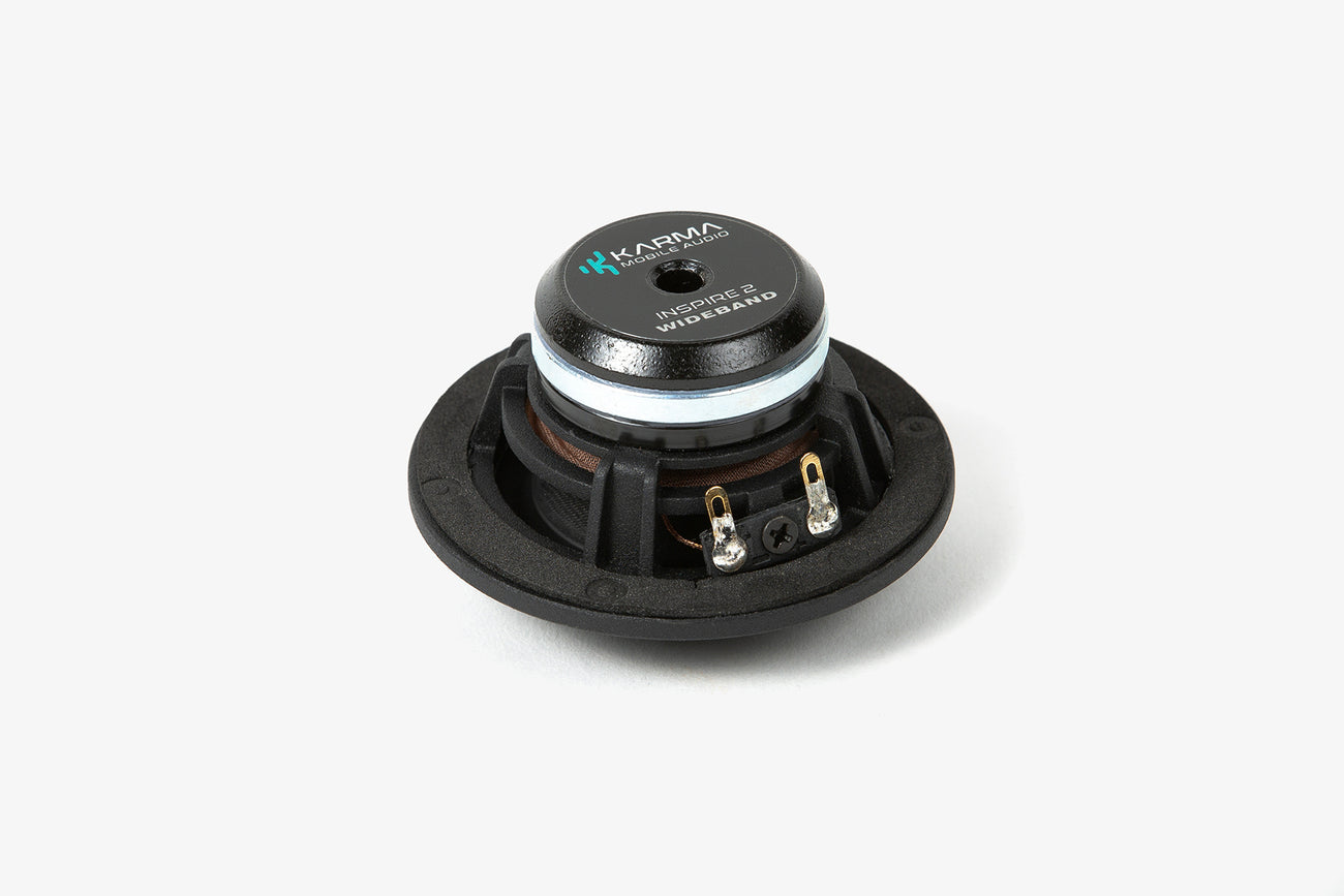 rear of Karma Mobile Audio Inspire 2 - 2" car audio wideband speaker