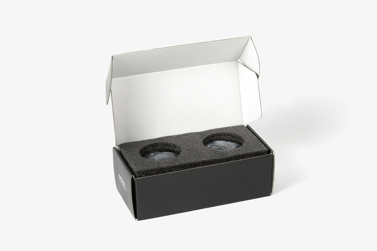 Karma Mobile Audio Inspire 2 - 2" wideband speaker product box partially open