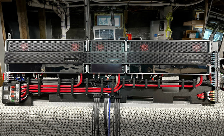 Solderless RCA Cable System Connector - Right Angle - Pair
