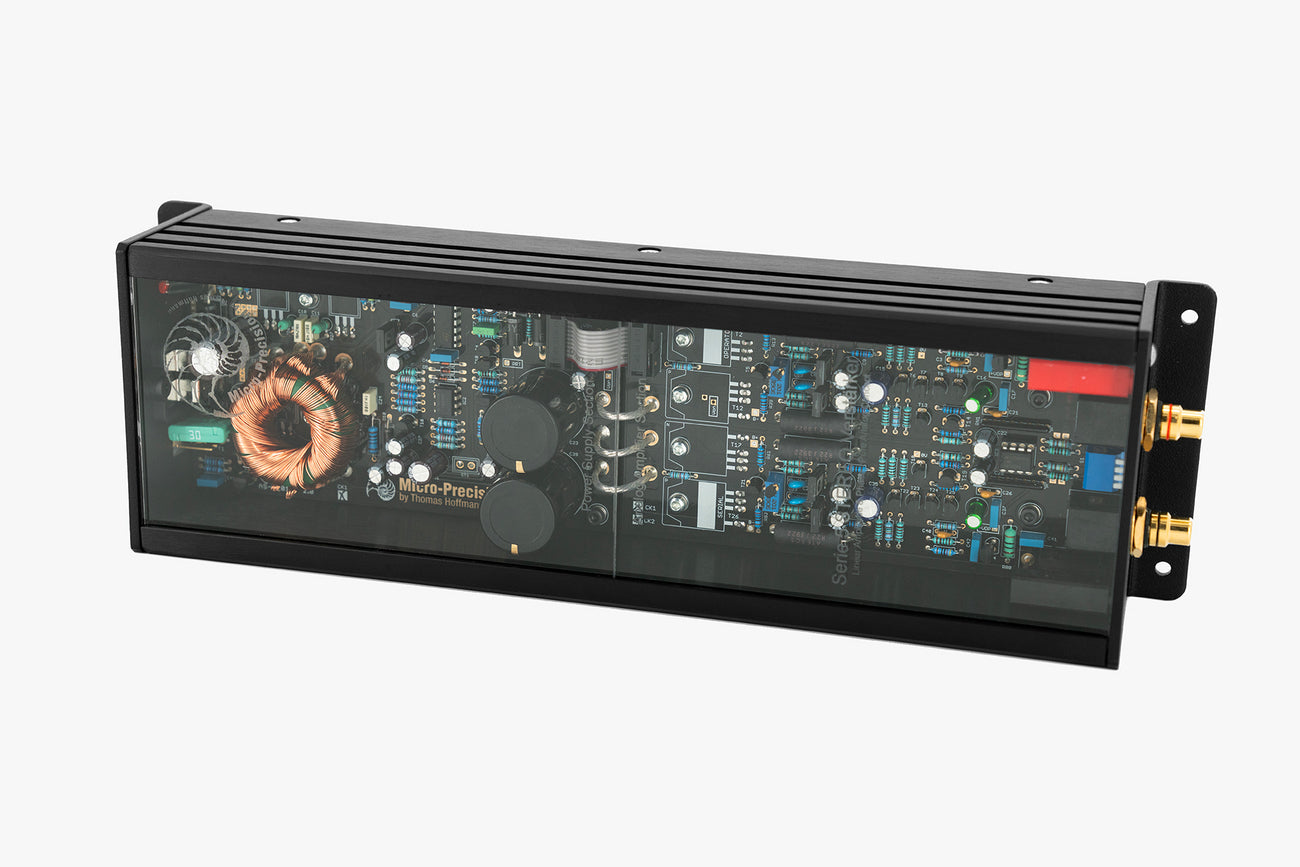 Micro Precision 5-Series two channel high end car audio amplifier