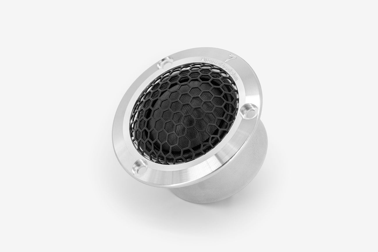 front angle of Micro Precision 7-Series 7.28 Mkiv tweeter