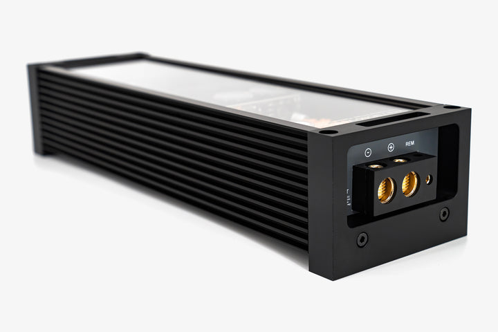 Micro Precision 7-Series Mono Amplifier power input side