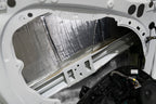 car door that is sound deadened using ResoNix CLD Squares
