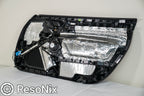 car door panel treated with ResoNix CLD Squares car sound deadener material
