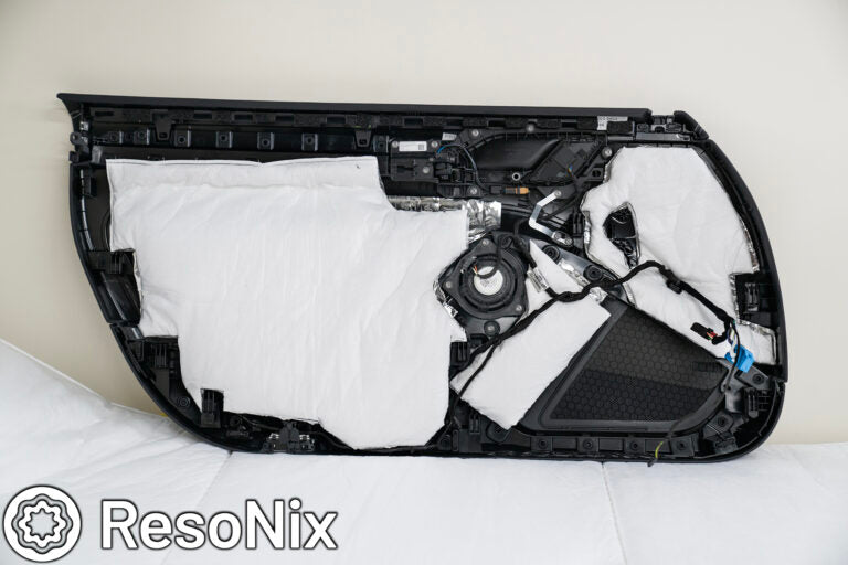 ResoNix Sound Solutions Fiber Mat automotive car truck marine industrial commercial aero sound absorber material sound absorption material sound deadening foam for car truck automobile thermal insulator insulation adhesive backing