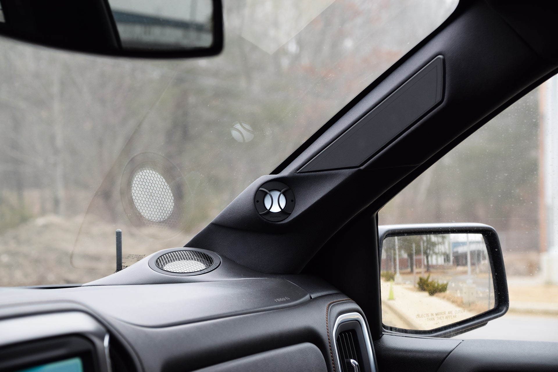 RW Soundworks Accuton Automotive A Pillars and Dash Pods GMC Sierra ResoNix